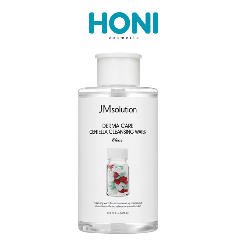 Nước Tẩy Trang Jmsolution 500ML Derma Care Centella Da dầu mụn, nhạy cảm - LSDM163