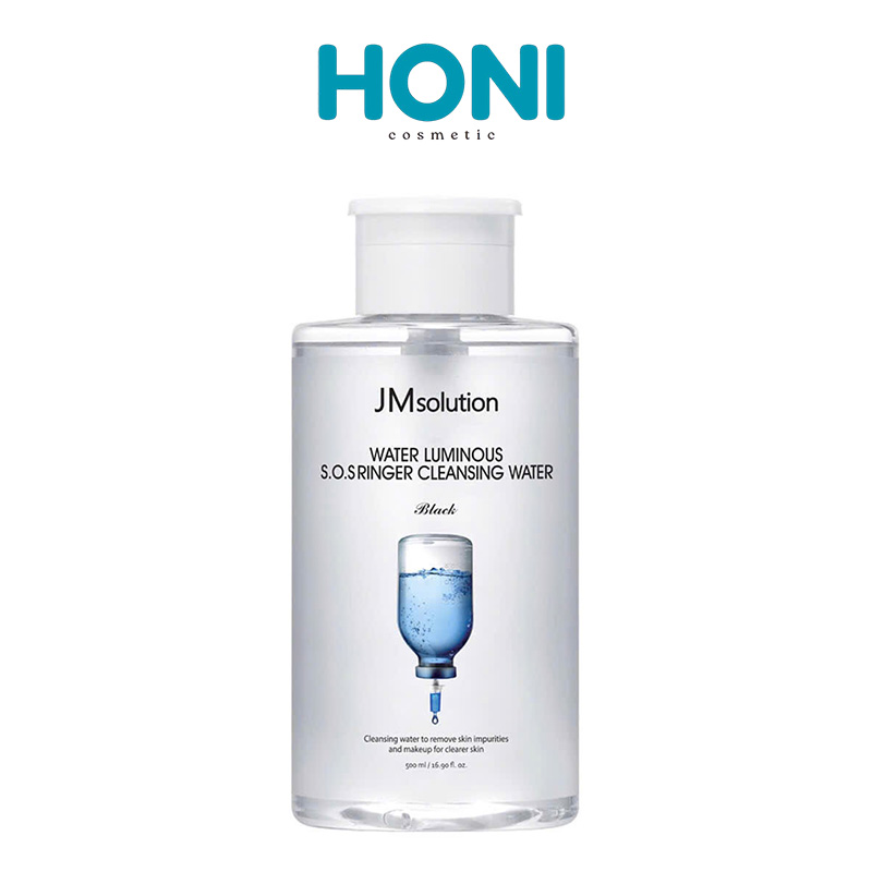 Nước Tẩy Trang Jmsolution 500ML Water Luminous SOS Ringer  Sạch sâu, cấp ẩm - LSDM164