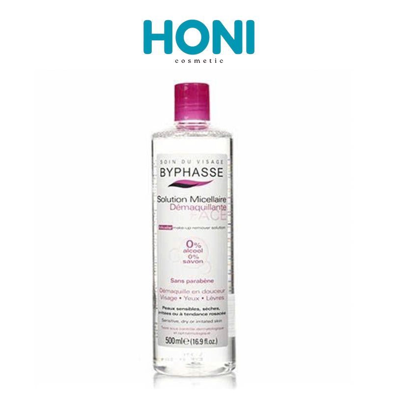 Nước Tẩy Trang Byphase Solution Micellaire Làm Sạch Dịu Nhẹ Da Thường  và Da Khô 500Ml-0