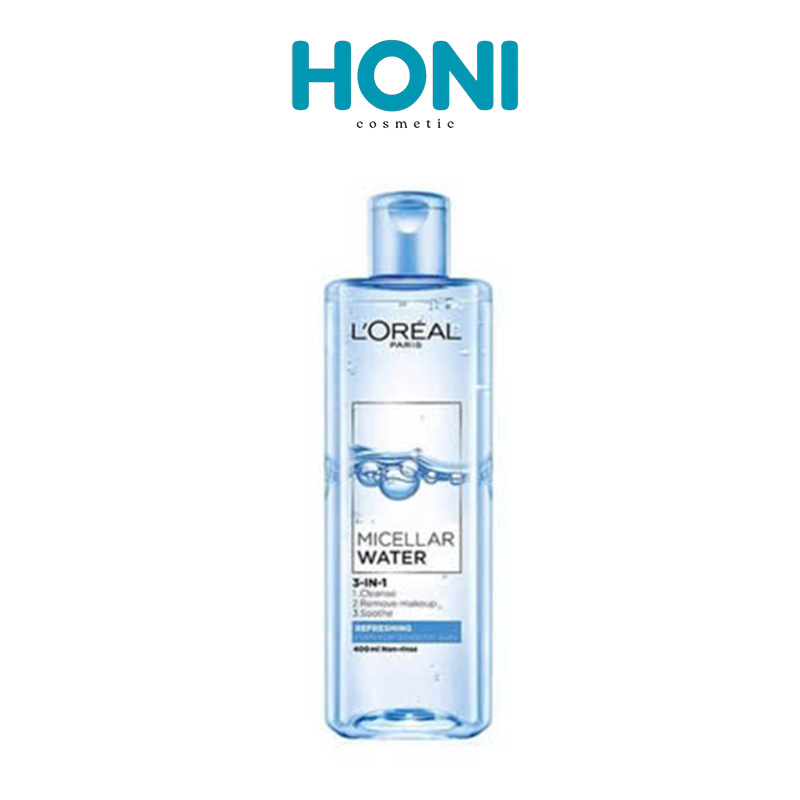 Nước Tẩy Trang Loreal Paris 400ML Tươi Mát Cho Da Dầu, Hỗn Hợp - Xanh Dương Nhạt - LSDM73