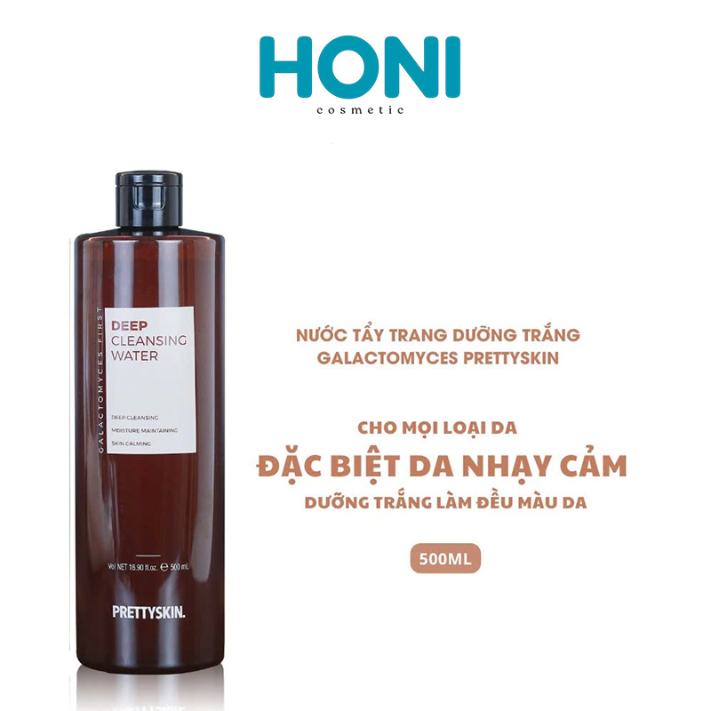 Nước Tẩy Trang Prettyskin Dưỡng Trắng 500ML - LSDM98