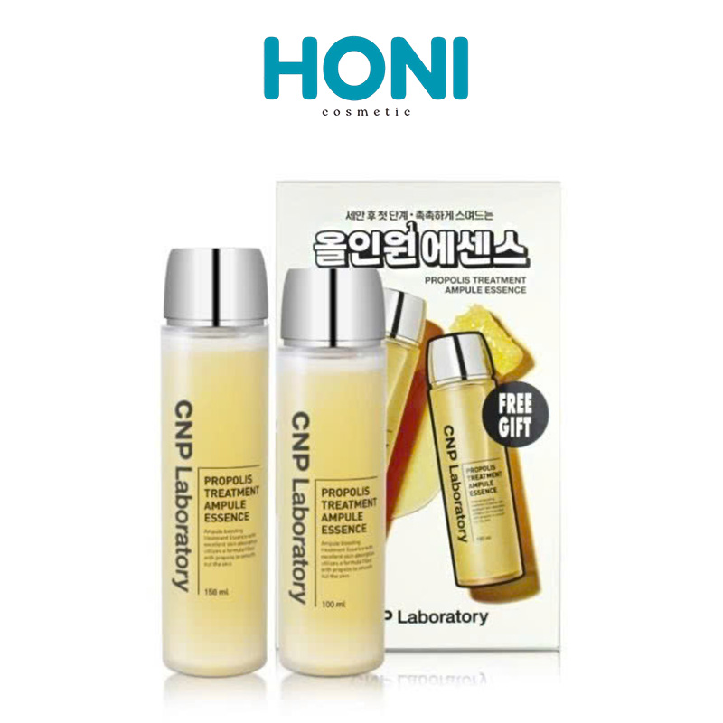 Nước Thần Cnp Laboratory Propolis Treatment Ampule Essence Keo Ong Dưỡng Da Giúp Phục Hồi Làn Da Set 150ml + 100ml - DDFACE344
