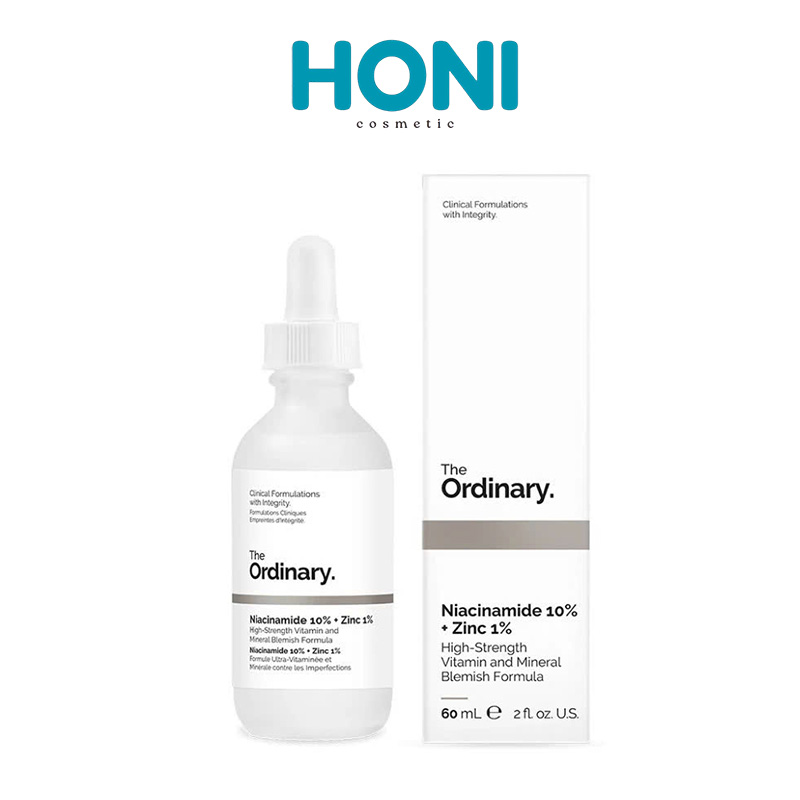Serum The Ordinary Niacinamide 10% + Zinc 1% Giảm Mụn Se Khít Lỗ Chân Lông 30Ml - DDFACE95