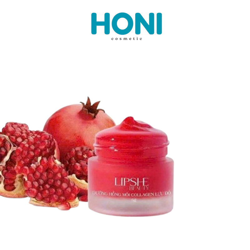 Son Dưỡng Môi Lựu Đỏ Lipshe Hồng Môi, Căng Mịn, Khử Thâm 5g - CSLIP56