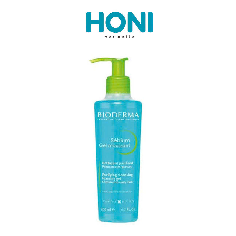 Sữa Rửa Mặt Bioderma Sebium Gel Moussant Kiểm Soát Dầu Và Làm Sạch Da 200ML-0