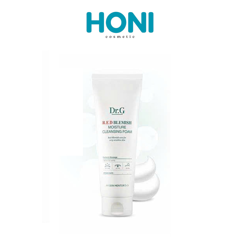Sữa Rửa Mặt Dr.G Red Blemish Moisture Cleansing Làm Sạch Dịu Nhẹ, Dưỡng Ẩm Cho Da Nhạy Cảm 150Ml - LSDM110