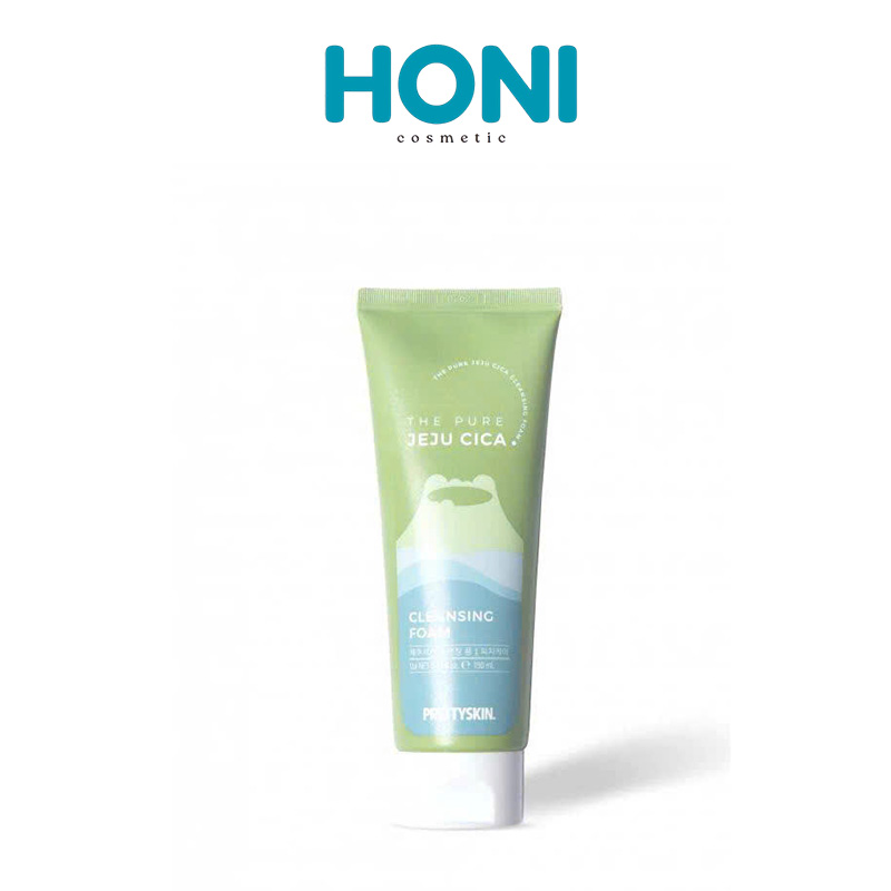 Sữa Rửa Mặt Rau Má Prettyskin The Pure Jeju Cica Cleansing Foam 150Ml - LSDM104