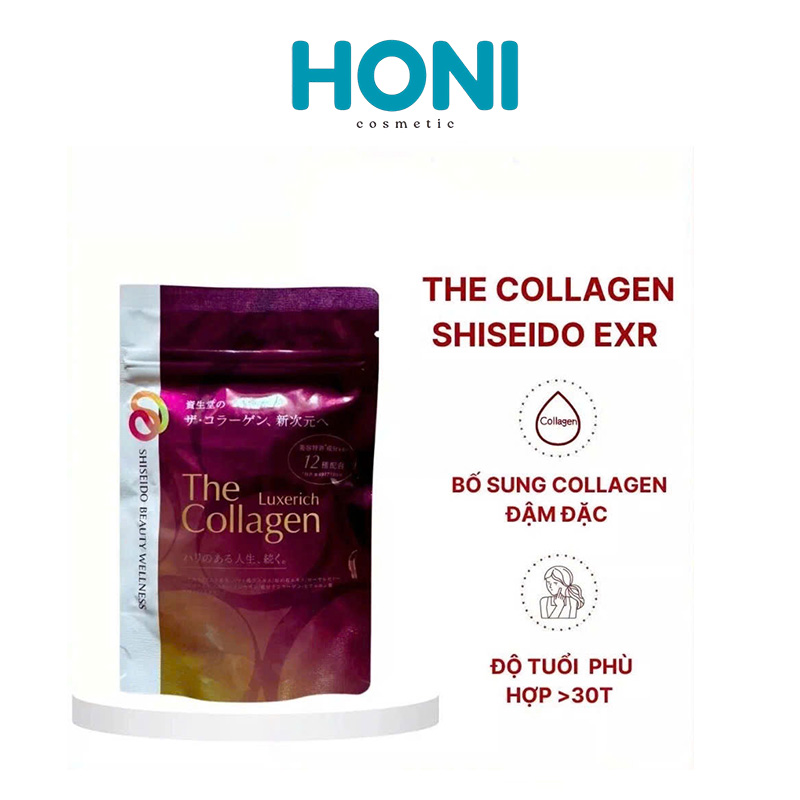 The Collagen Shiseido Luxerich Tăng Cường Độ Đàn Hồi, Cải Thiện Làn Da 120 Viên - HTLĐ76