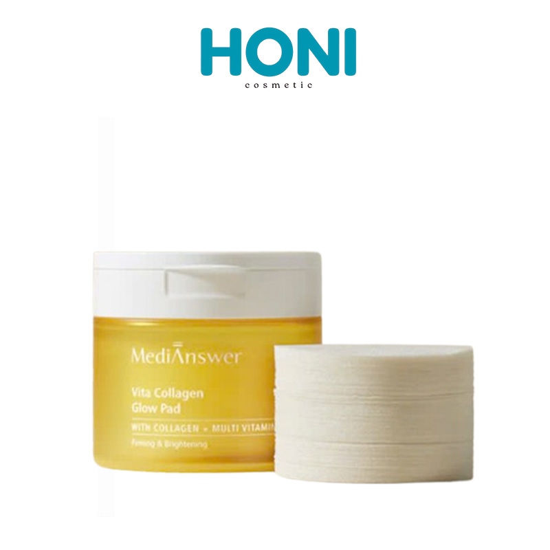 Toner Pad Tẩy Da Chết Medianswer Vita Collagen Glow Pad 80M - DDFACE328