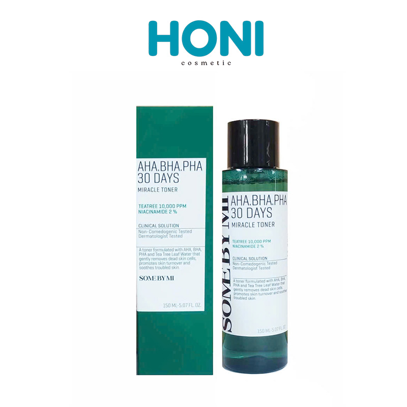 Nước Hoa Hồng Some By Mi Aha-Bha-Pha 30Days Se Khít Lỗ Chân Lông, Giảm Mụn 150Ml - DDFACE257