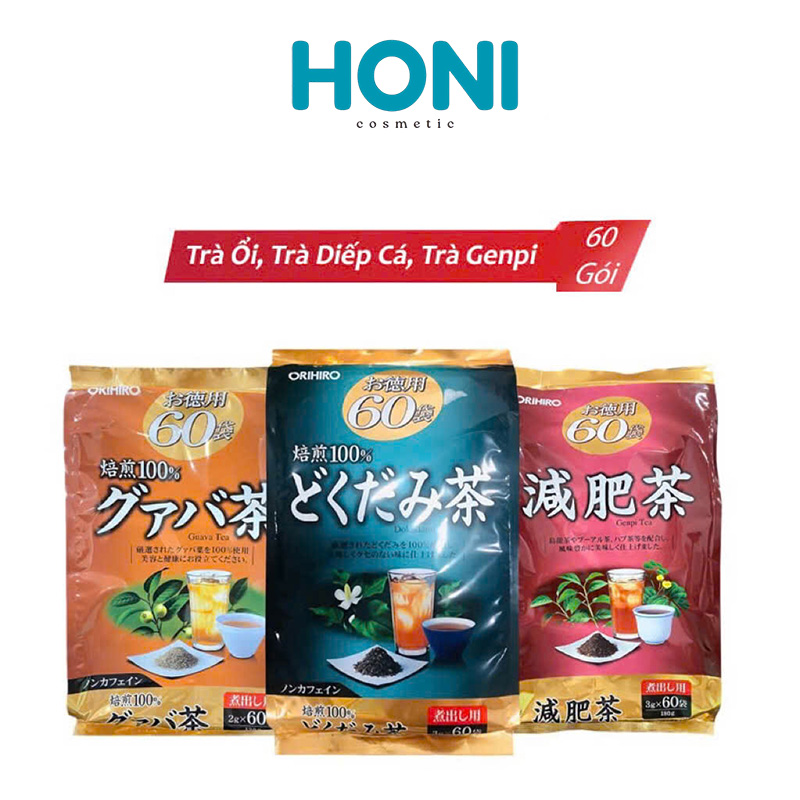 Trà Orihiro Giúp Giảm Cân, Mỡ Bụng 60 Gói/túi Diếp Cá Tea - HTLĐ43