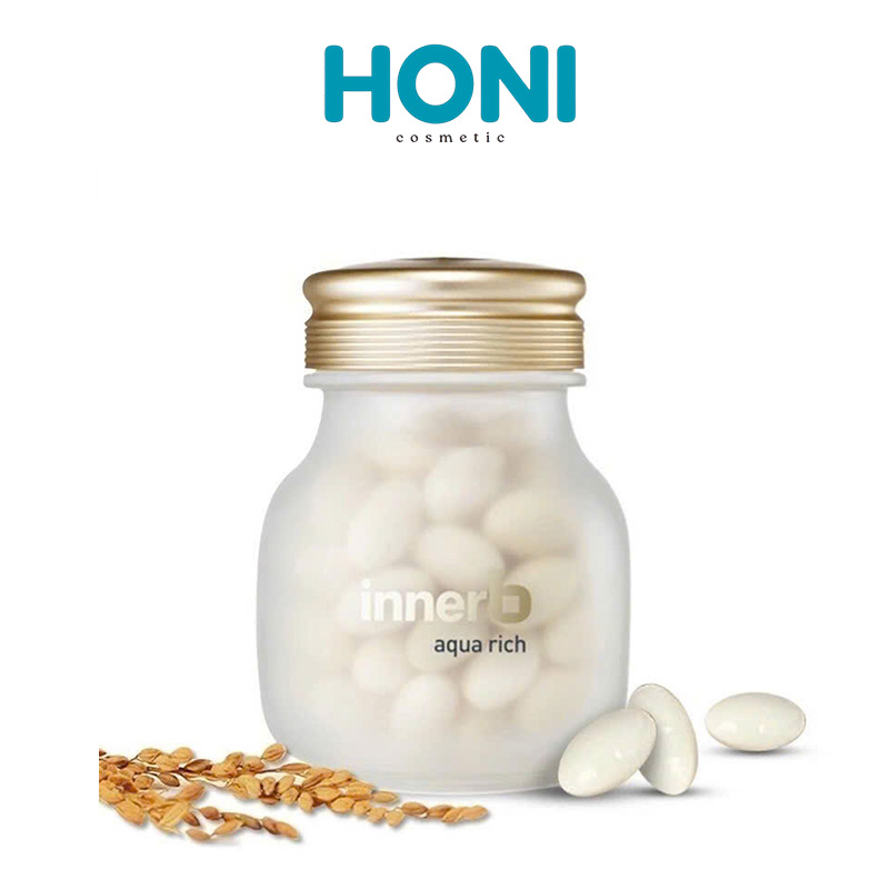 Viên Uống Innerb Aqua Rich Doubleup Cấp Nước, Dưỡng Ẩm Sâu Cho Làn Da 70 viên - HTLĐ3