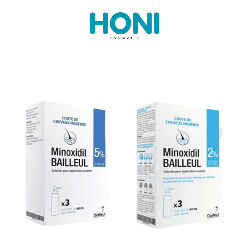 Xịt Mọc Tóc Minoxidil Bailleul Laboratoires Kích Thích Mọc Tóc Và Giảm Rụng Tóc 60Ml 5% - CSHAIR4